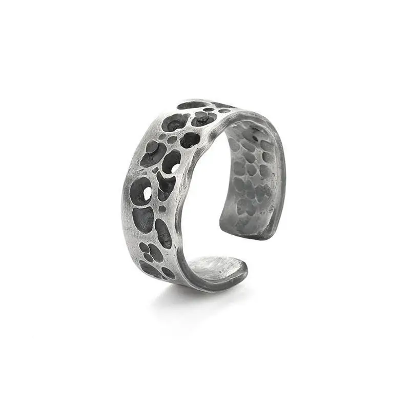 Alien Meteorite Crater Ring Fashion Personality Design Retro Trend Open Ring Men's Street Party Hip Hop Rock Ring Wholesale
Alien Meteorite Crater Ring Fashion Personality Design Retro Trend Open Ring Men's Street Party Hip Hop Rock Ring Wholesale