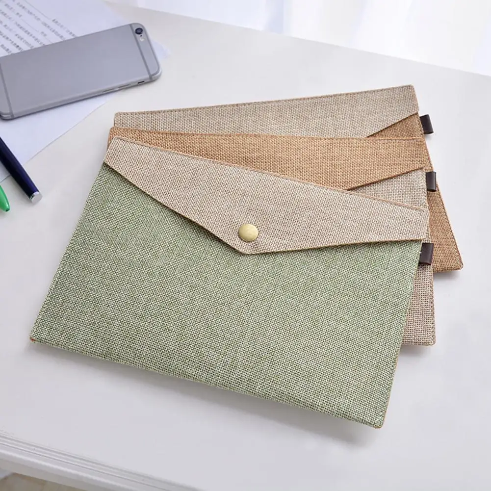 File Folder Large Capacity Minimalistic Vintage Storing Conference Materials Faux Cotton Hemp Felt A4 Snap Button Document Folde
File Folder Large Capacity Minimalistic Vintage Storing Conference Materials Faux Cotton Hemp Felt A4 Snap Button Document Folde