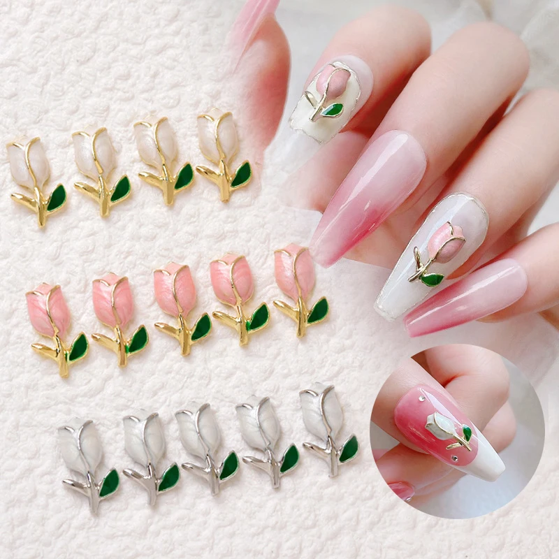 Tulip Flower Nail Charms 3D Metal Gems Crystal Jewelry Zircon Parts Gems Art Rhinestones Decoration Design Accessories Manicure
Tulip Flower Nail Charms 3D Metal Gems Crystal Jewelry Zircon Parts Gems Art Rhinestones Decoration Design Accessories Manicure