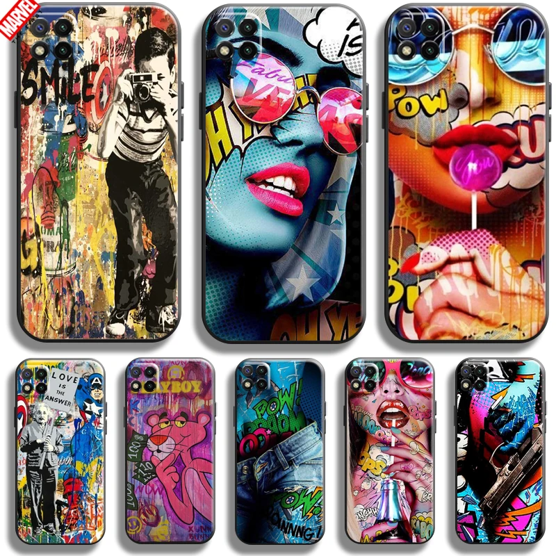 Street Graffiti Oil Painting For Xiaomi Redmi 9C 6.53 Inch Phone Case Soft Carcasa Back Liquid Silicon Funda Black
Street Graffiti Oil Painting For Xiaomi Redmi 9C 6.53 Inch Phone Case Soft Carcasa Back Liquid Silicon Funda Black