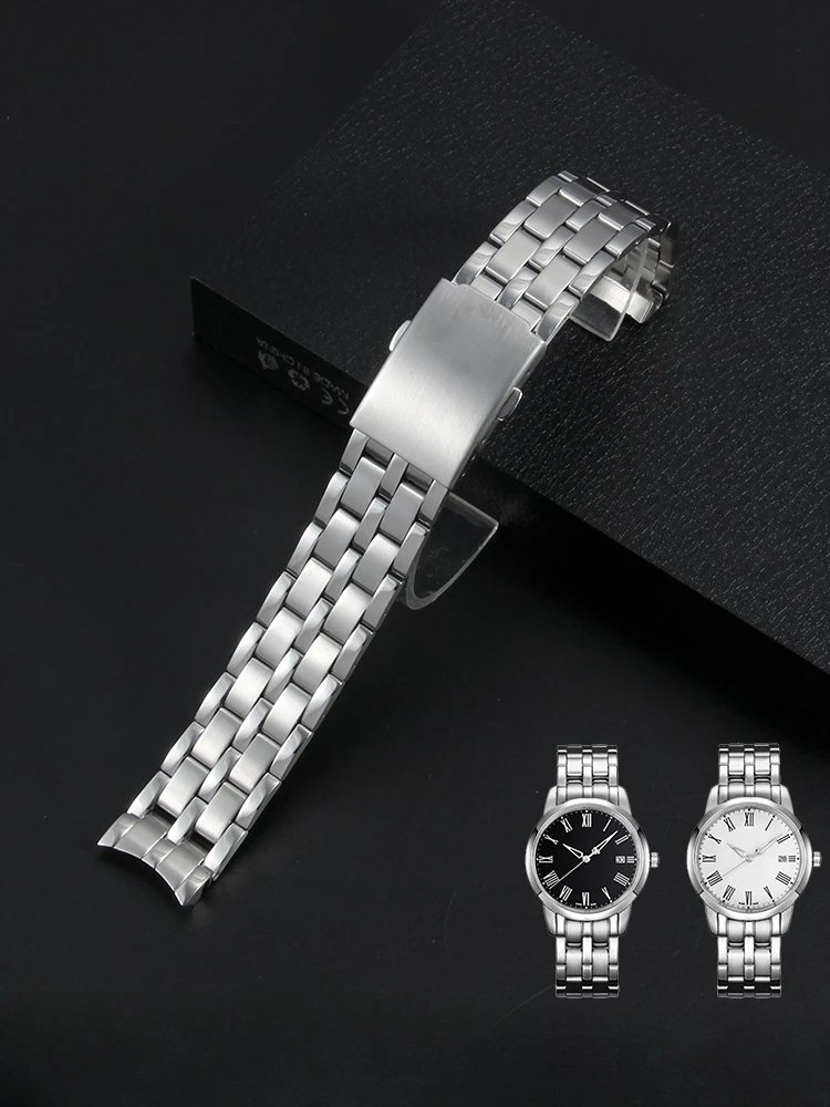 For Tissot T033 Watchbands Fantasy Classic Silver with Tool T033410 T033210 Series Replace Original 1853 19mm Accessories
For Tissot T033 Watchbands Fantasy Classic Silver with Tool T033410 T033210 Series Replace Original 1853 19mm Accessories