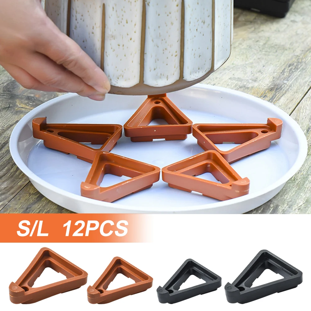 12PCS Plant Flower Pot Feet Stand Invisible Triangle Risers Toes Lifters Indoor Outdoor Garden Supplies Plant Pot Base Tray
12PCS Plant Flower Pot Feet Stand Invisible Triangle Risers Toes Lifters Indoor Outdoor Garden Supplies Plant Pot Base Tray