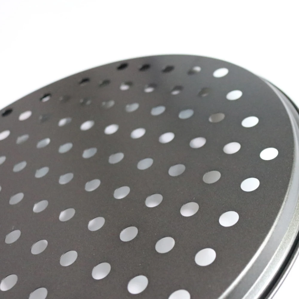 24.5/28/32CM Carbon Steel Non-stick Pizza Baking Pan Round Mesh Tray Plate Oven Baking Bakeware With Holes Pizza Tray Mould
24.5/28/32CM Carbon Steel Non-stick Pizza Baking Pan Round Mesh Tray Plate Oven Baking Bakeware With Holes Pizza Tray Mould