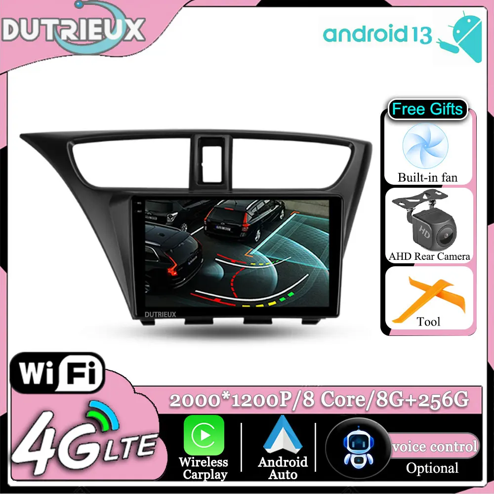 Android 13 для Honda Civic 9 FK FB 2012 - 2017 Carplay экран радио Carplay Авторадио мультимедийный видеоплеер ТВ GPS навигация
Android 13 для Honda Civic 9 FK FB 2012 - 2017 Carplay экран радио Carplay Авторадио мультимедийный видеоплеер ТВ GPS навигация