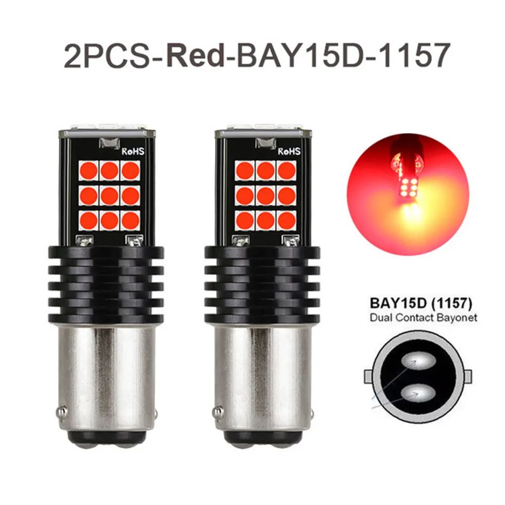 2PCS New 1157 P21/5W BAY15D Super Bright 3030 LED Car Tail Brake Bulbs Turn Signals Auto Rear Fog Lamps Daytime Running Light
2PCS New 1157 P21/5W BAY15D Super Bright 3030 LED Car Tail Brake Bulbs Turn Signals Auto Rear Fog Lamps Daytime Running Light