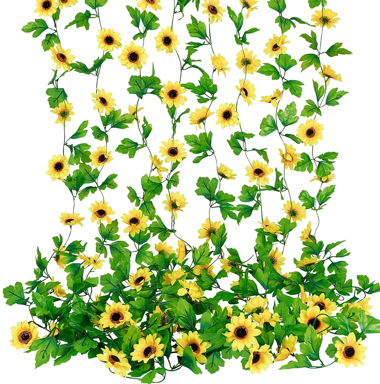 7.5 inch artificial artificial flower sunflower vine green leaf hanging plant flower garden garden party wedding decoration
7.5 inch artificial artificial flower sunflower vine green leaf hanging plant flower garden garden party wedding decoration