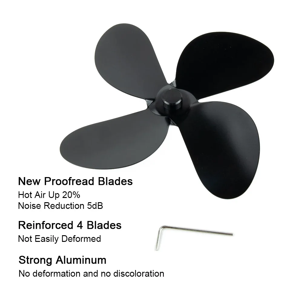 For 4 Blade Fan Blade Fan Blades Replace Heat-Resistant Light And Durable Aluminum Alloy Aluminum Alloy Material
For 4 Blade Fan Blade Fan Blades Replace Heat-Resistant Light And Durable Aluminum Alloy Aluminum Alloy Material