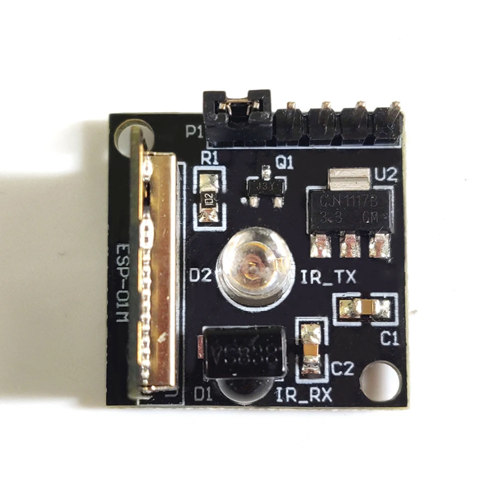 Инфракрасный приемопередатчик ESP8285, беспроводной модуль приемопередатчика с Wi-Fi, модуль дистанционного управления переключателем, макетная обучающая плата
Инфракрасный приемопередатчик ESP8285, беспроводной модуль приемопередатчика с Wi-Fi, модуль дистанционного управления переключателем, макетная обучающая плата