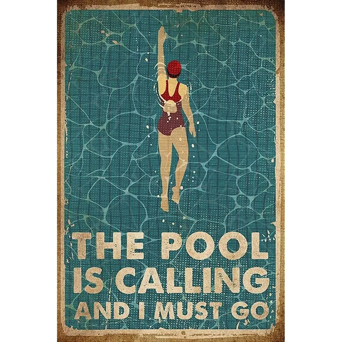 New Metal Sign Swimming The Pool Is Calling And I Must Go Funny Retro Vintage Aluminum Sign Home garden Coffee Wall Decor
New Metal Sign Swimming The Pool Is Calling And I Must Go Funny Retro Vintage Aluminum Sign Home garden Coffee Wall Decor