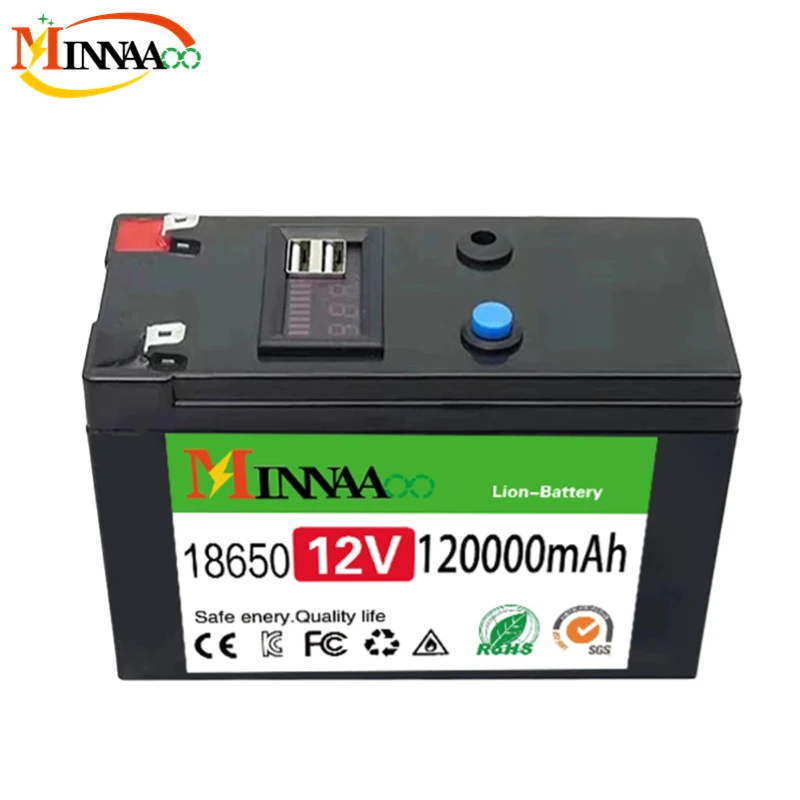 2023 Upgraded LiFePO4 Lithium Battery 12V 120Ah Portable Rechargeable Battery Built-in 5V 2.1A Usb Power Display Port Charging
2023 Upgraded LiFePO4 Lithium Battery 12V 120Ah Portable Rechargeable Battery Built-in 5V 2.1A Usb Power Display Port Charging