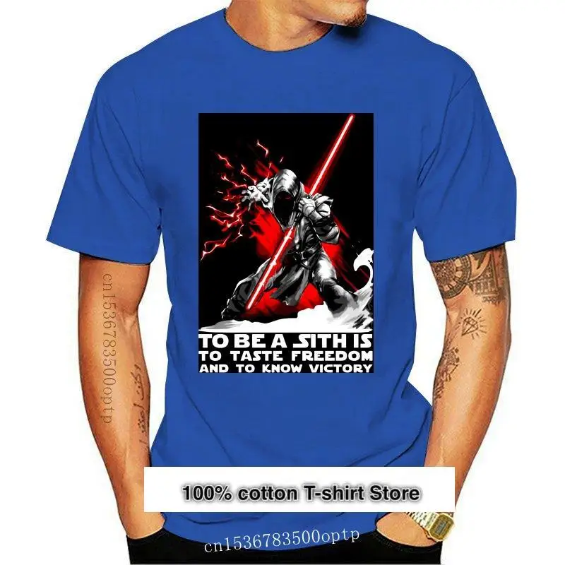 Camiseta para hombre y mujer, prenda de vestir, con frase To be a Sith is to taste freedom and to better victory, nueva
Camiseta para hombre y mujer, prenda de vestir, con frase To be a Sith is to taste freedom and to better victory, nueva