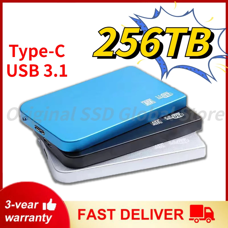 100% Original High-speed 2TB SSD 256TB Portable External Solid State USB3.0 Interface HDD Mobile Hard Drive For Laptop/mac
100% Original High-speed 2TB SSD 256TB Portable External Solid State USB3.0 Interface HDD Mobile Hard Drive For Laptop/mac