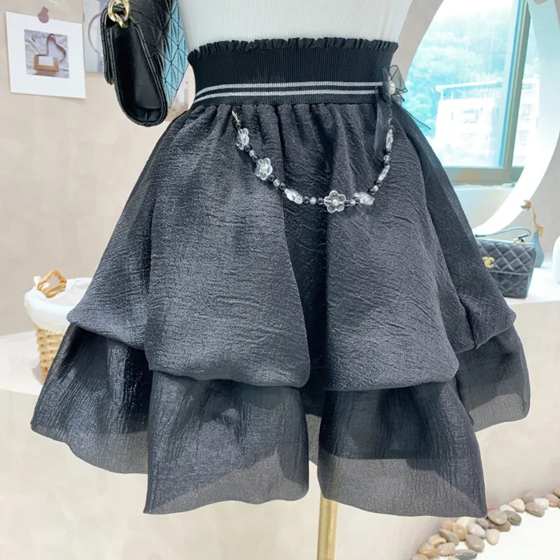 Niche Design New Women Clothing 2022 Spring Double Layer Flower Bud Puffy Short Skirt Versatile High Waist Thin Mesh Short Skirt
Niche Design New Women Clothing 2022 Spring Double Layer Flower Bud Puffy Short Skirt Versatile High Waist Thin Mesh Short Skirt