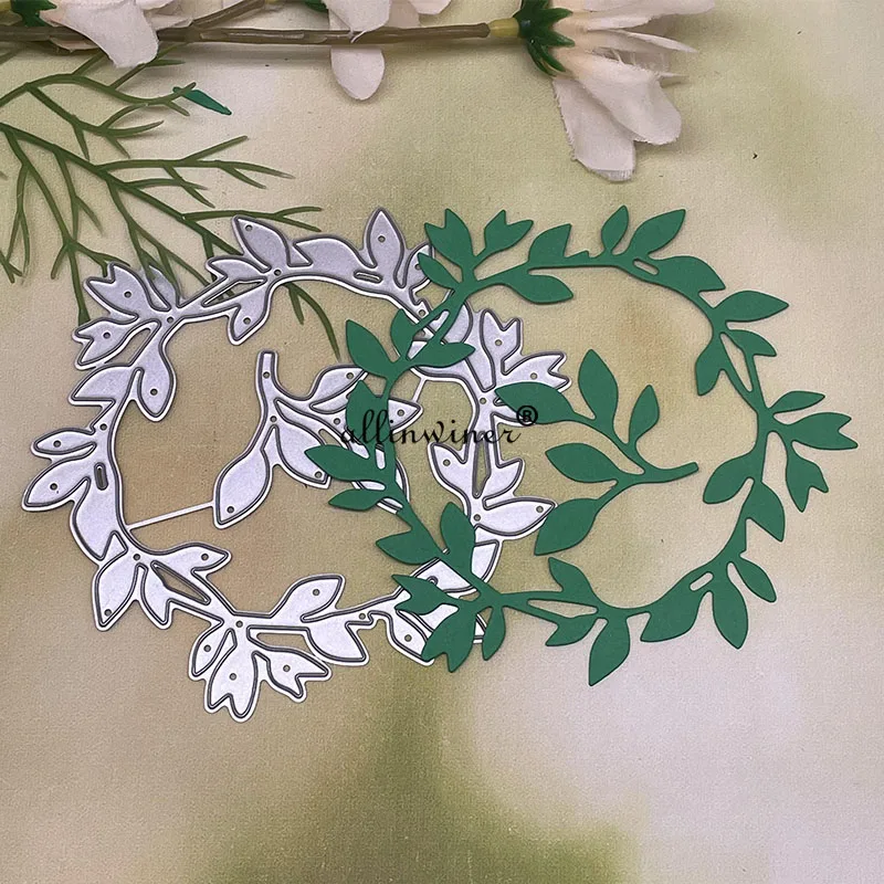 2Pcs Leaf round frame Metal Cutting Dies Stencils For DIY Scrapbooking Decorative Embossing Handcraft Die Cutting Template
2Pcs Leaf round frame Metal Cutting Dies Stencils For DIY Scrapbooking Decorative Embossing Handcraft Die Cutting Template