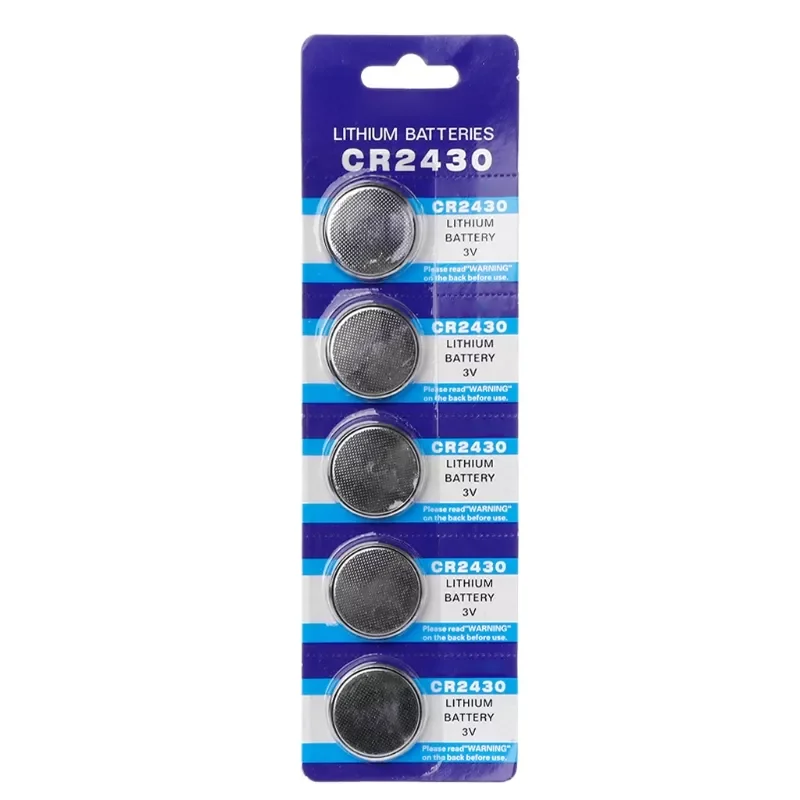 5PCS Button Battery CR2430 3V Electronic Lithium Coin Cell Batteries DL2430 BR2430 ECR2430 KL2430 EE6229 Watch Toy Drop Shipping
5PCS Button Battery CR2430 3V Electronic Lithium Coin Cell Batteries DL2430 BR2430 ECR2430 KL2430 EE6229 Watch Toy Drop Shipping