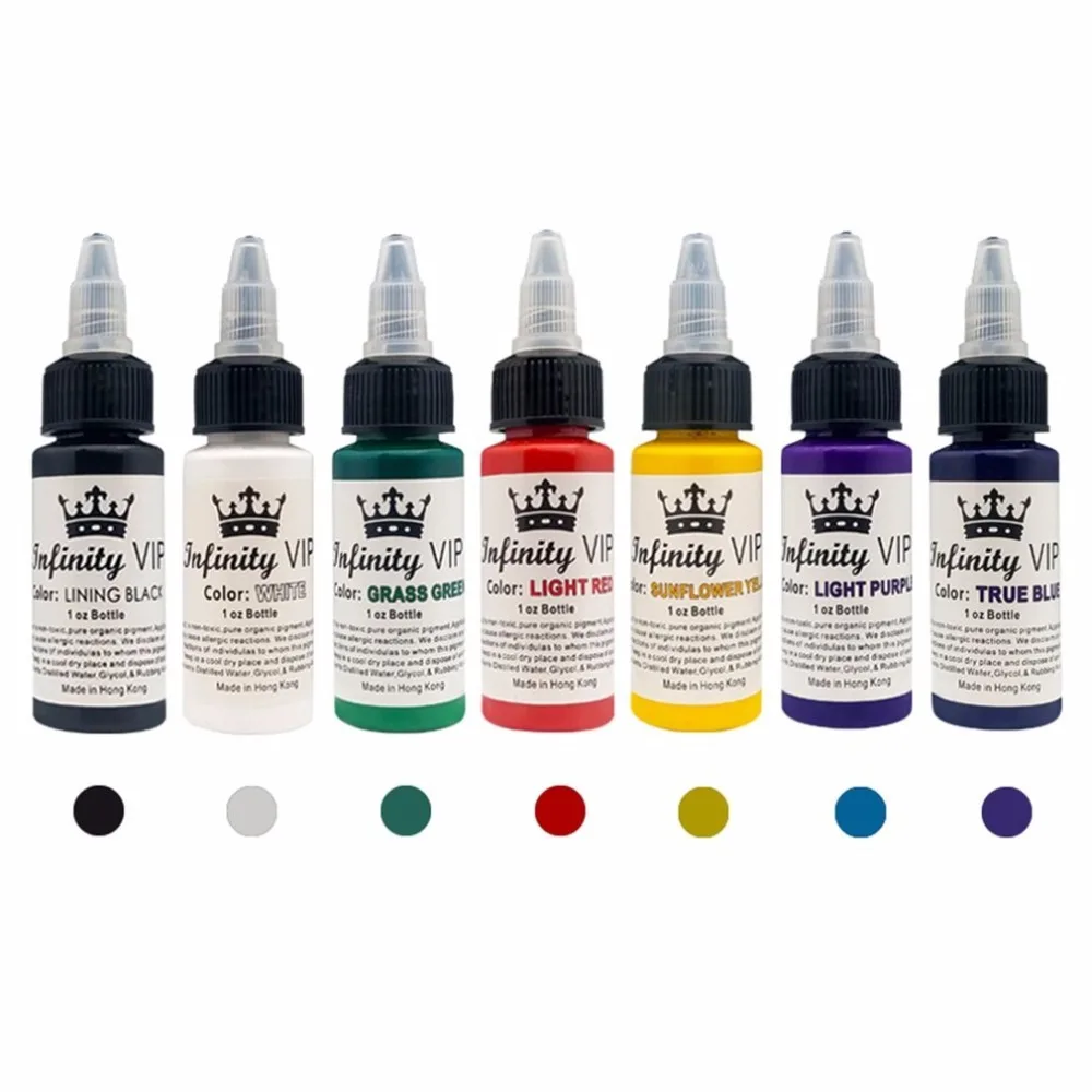 30ML/Bottle Professional Tattoo Pigment Inks Safe Half Permanent Tattoo Paints Supplies For Body Beauty Tattoo Art Tattoo Ink
30ML/Bottle Professional Tattoo Pigment Inks Safe Half Permanent Tattoo Paints Supplies For Body Beauty Tattoo Art Tattoo Ink