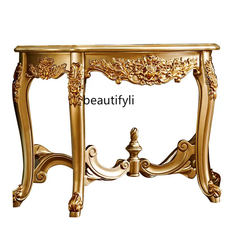 yj European-Style Entrance Cabinet American-Style Table Wall Side View Table Living Room Semicircle Doorway Decorative Table
yj European-Style Entrance Cabinet American-Style Table Wall Side View Table Living Room Semicircle Doorway Decorative Table