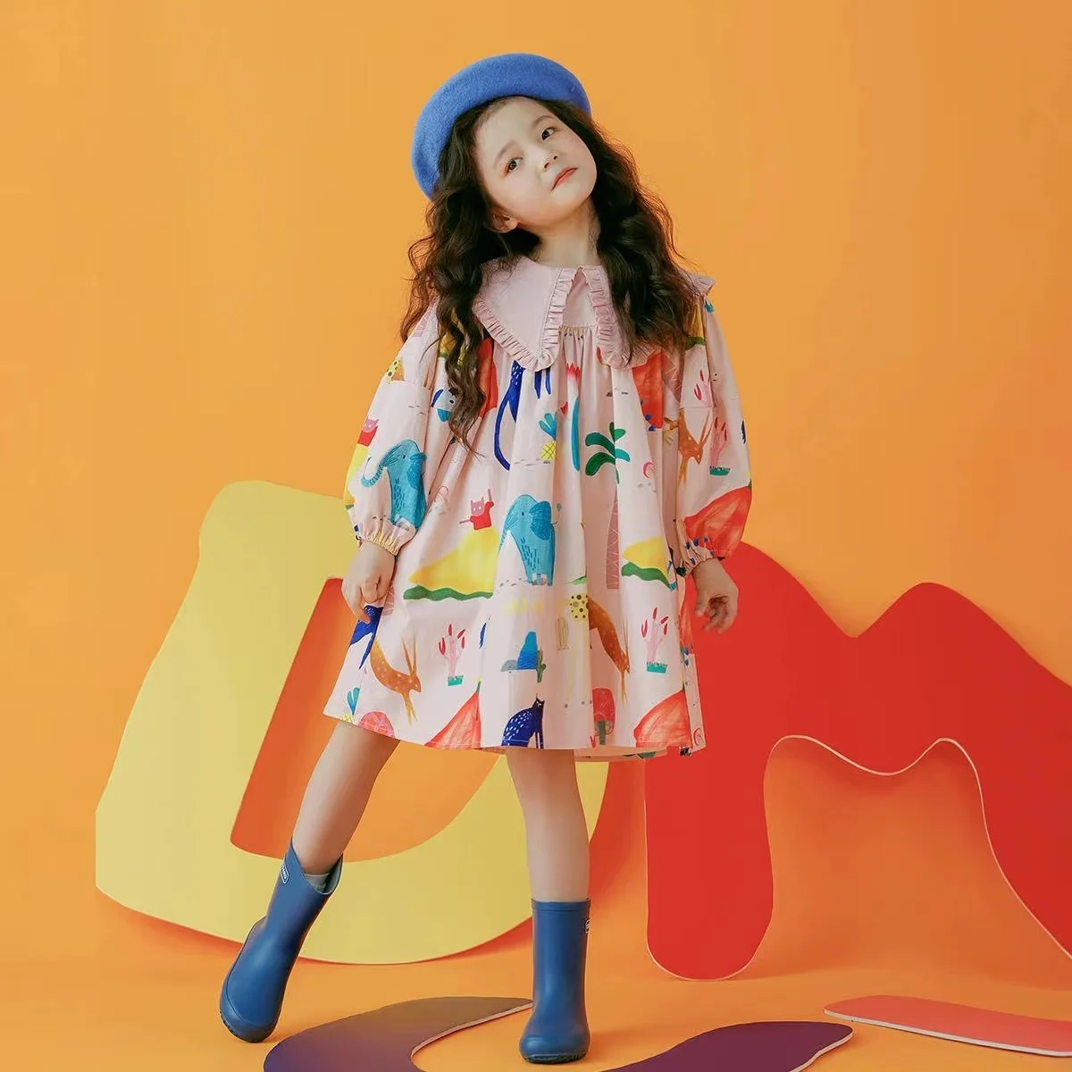 Girls Long-Sleeved Dresses Korean Children's Clothing 2023 Spring Children'S Pink Bubble Sleeve Graffiti Children'S Dresses New
Girls Long-Sleeved Dresses Korean Children's Clothing 2023 Spring Children'S Pink Bubble Sleeve Graffiti Children'S Dresses New