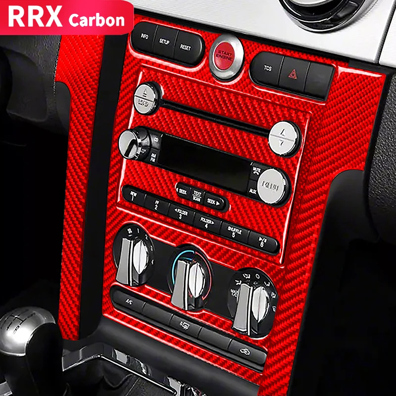 Carbon Fiber for Ford Mustang GT 2005 2006 2007 2008 2009 Accessories Interior Trim Car Console Frame AC CD Panel Cover Sticker
Carbon Fiber for Ford Mustang GT 2005 2006 2007 2008 2009 Accessories Interior Trim Car Console Frame AC CD Panel Cover Sticker