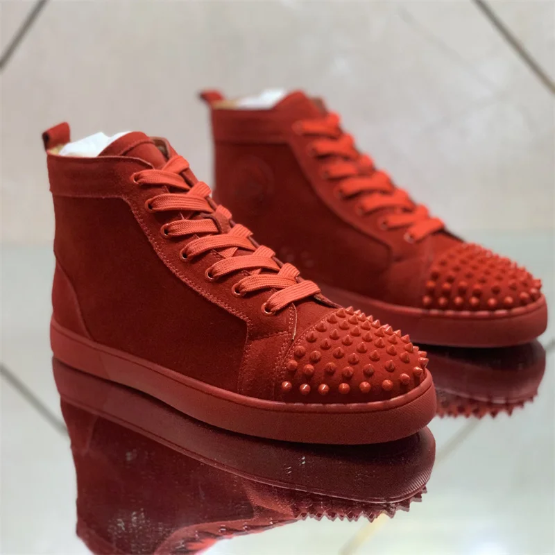 Yellow Casual Canvas Rivet Red Soled Shoes Spring And Autumn Men And Women High Top Luxury British Fashion Sports Running
Yellow Casual Canvas Rivet Red Soled Shoes Spring And Autumn Men And Women High Top Luxury British Fashion Sports Running