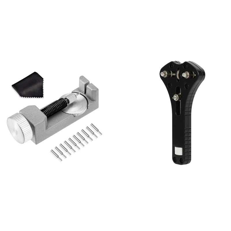 Watch Link Remover Kit Watch Band Tool With 10 Extra Pins & Three Jaw Watch Back Case Cover Universal Opener Battery
Watch Link Remover Kit Watch Band Tool With 10 Extra Pins & Three Jaw Watch Back Case Cover Universal Opener Battery