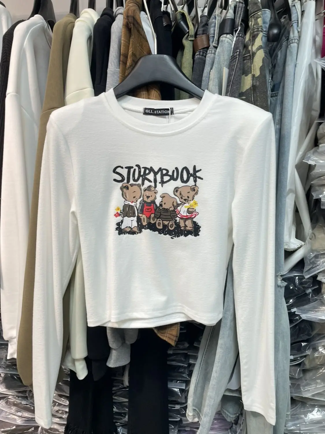Wholesale Short Women Top Autumn Winter Long Sleeve Crop Tops O Neck Cartoon Strech Shoulder Pad Slim Fit Fleeces Sexy T Shirts
Wholesale Short Women Top Autumn Winter Long Sleeve Crop Tops O Neck Cartoon Strech Shoulder Pad Slim Fit Fleeces Sexy T Shirts