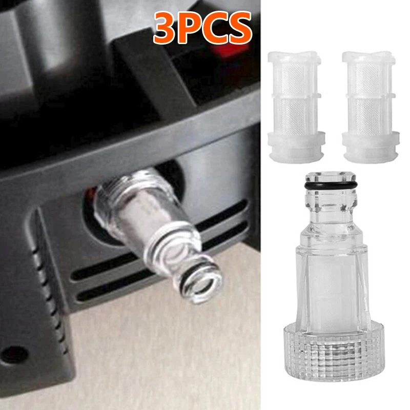 3pc High Pressure Washer Water Connector Filter Quick Connection Car Washing Machine Garden Hose Pipe Fittings For Karcher K2-K7
3pc High Pressure Washer Water Connector Filter Quick Connection Car Washing Machine Garden Hose Pipe Fittings For Karcher K2-K7