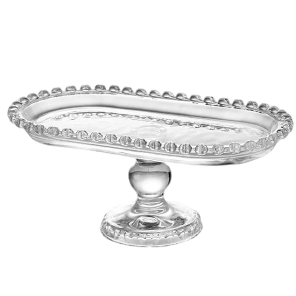 Glass Fruit Serving Tray Stand: Buffet Serving Plate Oval Cake Platter Stand Dessert Display Server for Wedding Birthday Party
Glass Fruit Serving Tray Stand: Buffet Serving Plate Oval Cake Platter Stand Dessert Display Server for Wedding Birthday Party