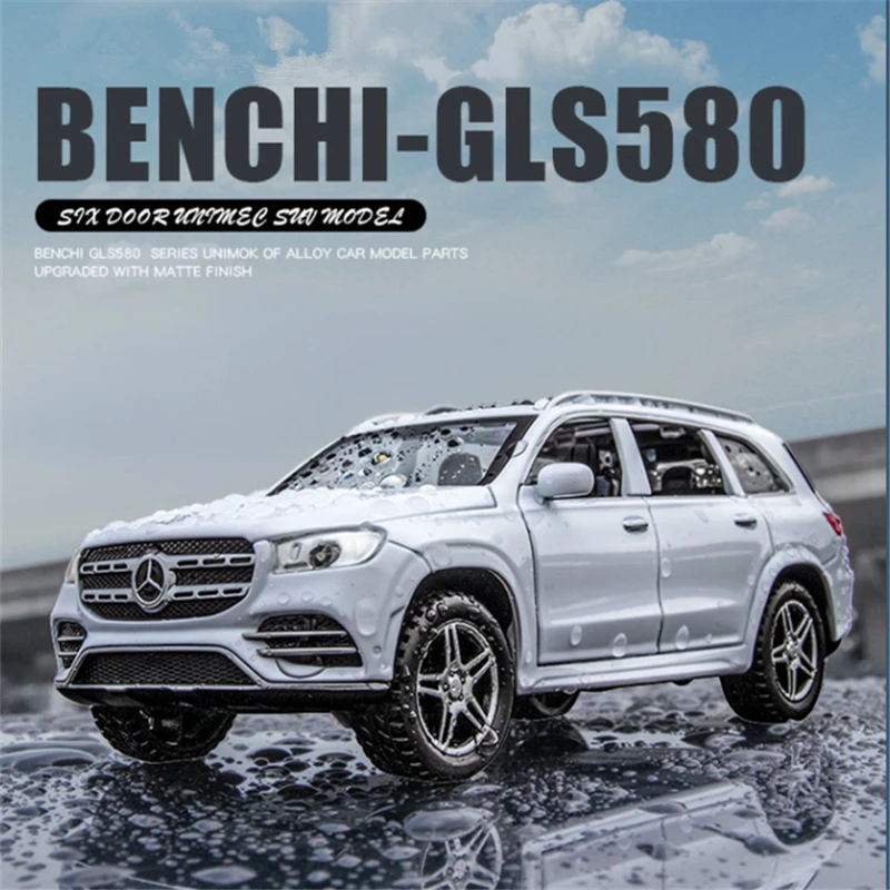 Модель автомобиля из сплава 1:32 Benzs GLS 580 SUV, литой металлический игрушечный автомобиль, модель автомобиля, Коллекционная модель со звуком и св...
Модель автомобиля из сплава 1:32 Benzs GLS 580 SUV, литой металлический игрушечный автомобиль, модель автомобиля, Коллекционная модель со звуком и св...