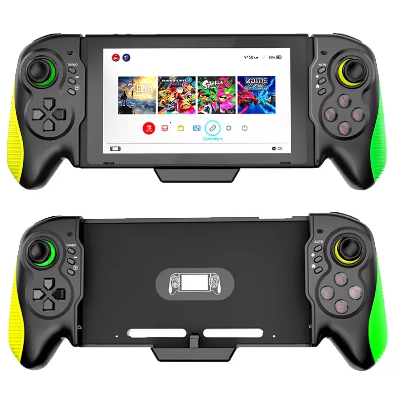 Pro Gamepad Grip With Six-axis Dual-Motor Vibration Joystick Controller For NS- NS Joypad Game Handle
Pro Gamepad Grip With Six-axis Dual-Motor Vibration Joystick Controller For NS- NS Joypad Game Handle