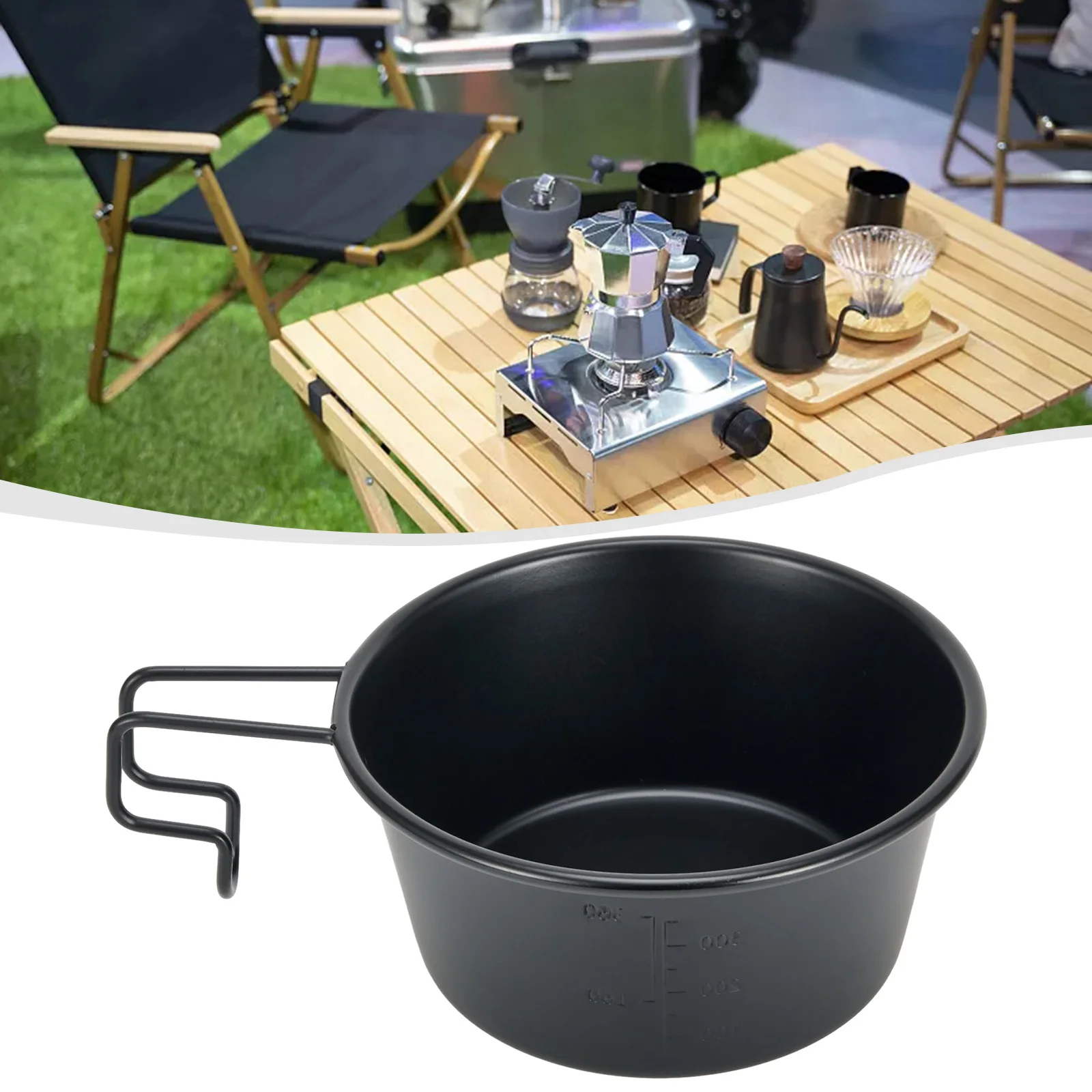 Picnic Bowl Camping Sierra Cup With Handle Non Stick Tableware Outdoor Cookware Camping Cooking Supplies
Picnic Bowl Camping Sierra Cup With Handle Non Stick Tableware Outdoor Cookware Camping Cooking Supplies