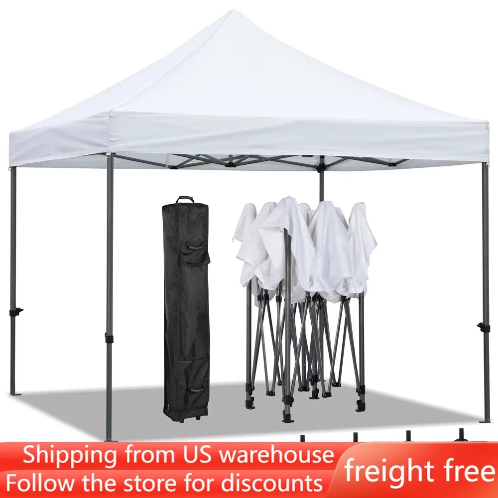 White Outdoor Shadow Awning Pop-up Waterproof 10' X 10' Canopy With Metal Frame and Roller Bag Camping Supplies Freight Free
White Outdoor Shadow Awning Pop-up Waterproof 10' X 10' Canopy With Metal Frame and Roller Bag Camping Supplies Freight Free