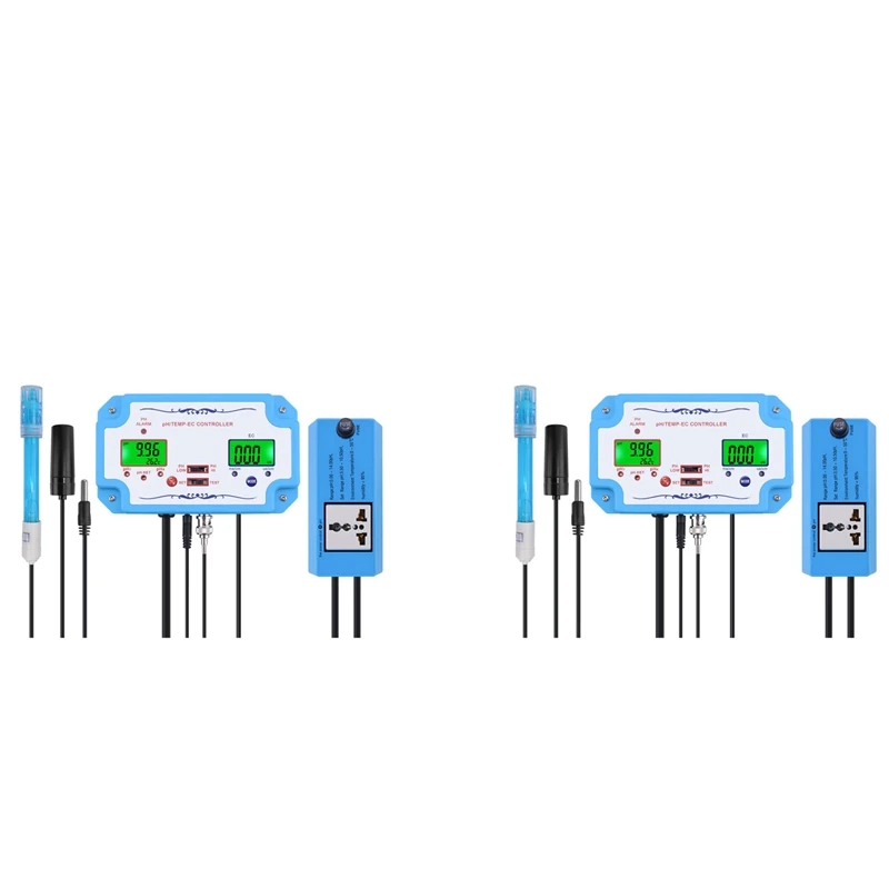 3 In 1 PH Meter PH/EC/TEMP Detector Controller Relay Electrode BNC Type Probe Water Quality Tester
3 In 1 PH Meter PH/EC/TEMP Detector Controller Relay Electrode BNC Type Probe Water Quality Tester