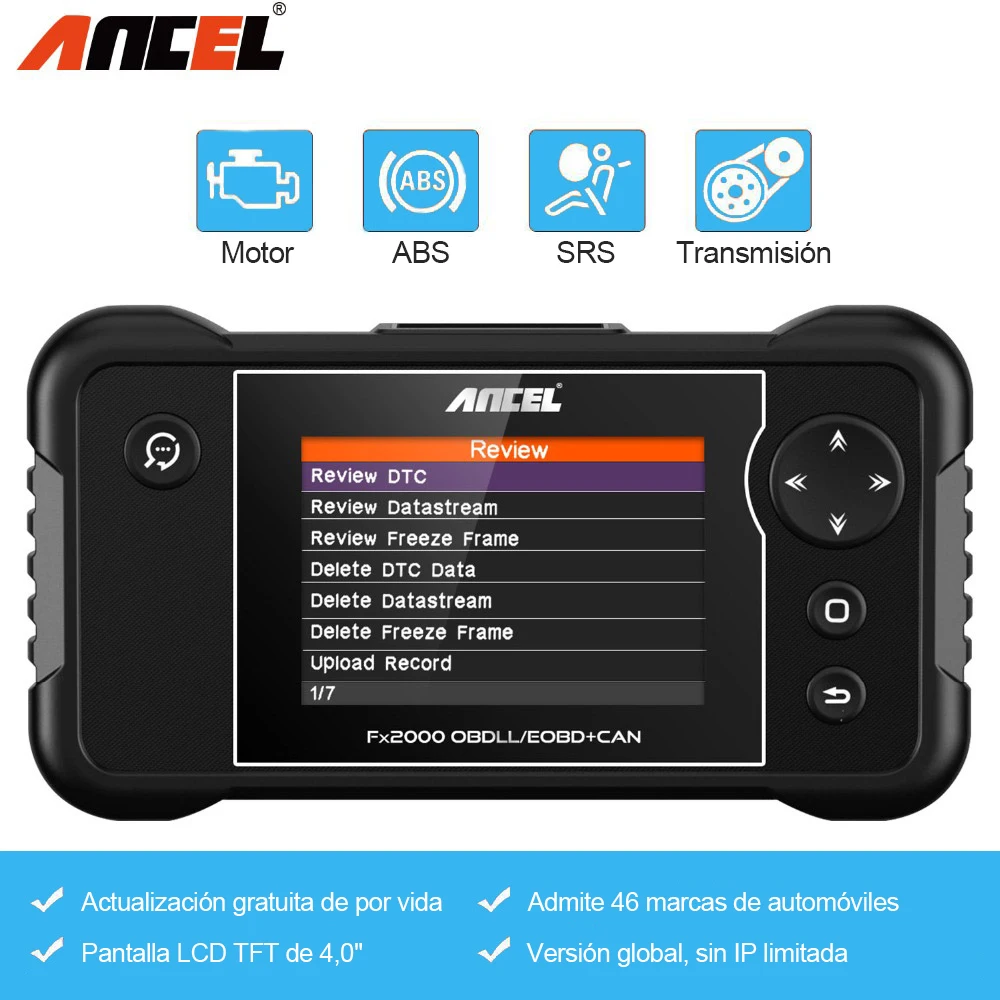 Ancel FX2000 OBD2 Auto Diagnostic Tool ABS Airbag Transmission Engine Diagnostic Tool Code Reader OBD2 Car Diagnostics In Polish
Ancel FX2000 OBD2 Auto Diagnostic Tool ABS Airbag Transmission Engine Diagnostic Tool Code Reader OBD2 Car Diagnostics In Polish