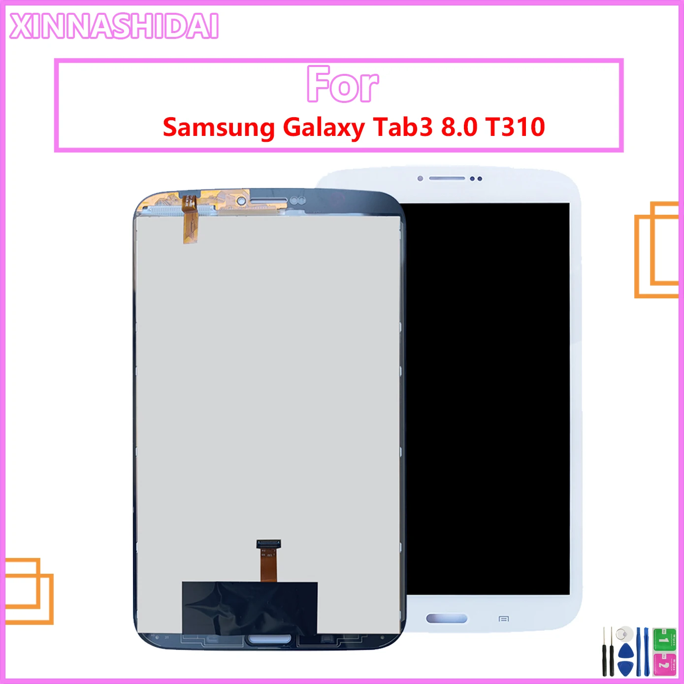 Для Samsung Galaxy Tab 3 10. 0 T310 T311 SM-T310 LCD дисплей с сенсорным экраном дигитайзер датчики