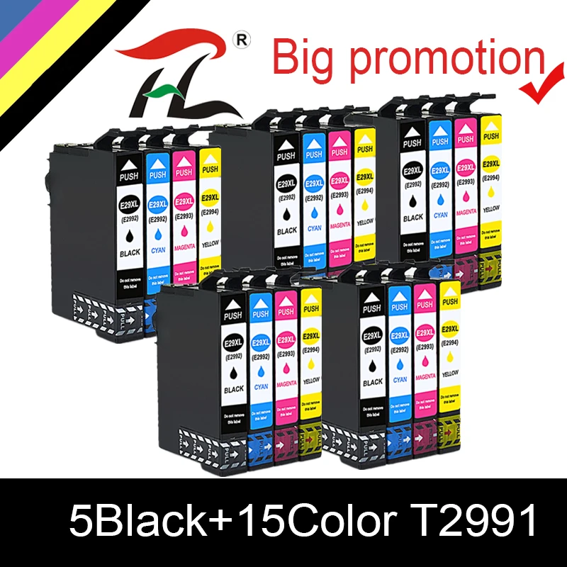 HTL для Epson 29XL T2991 T2991XL T29XL совместимый с картриджями Epson XP 235 247 245 332 335 342 345 435 432 445 442
HTL для Epson 29XL T2991 T2991XL T29XL совместимый с картриджями Epson XP 235 247 245 332 335 342 345 435 432 445 442