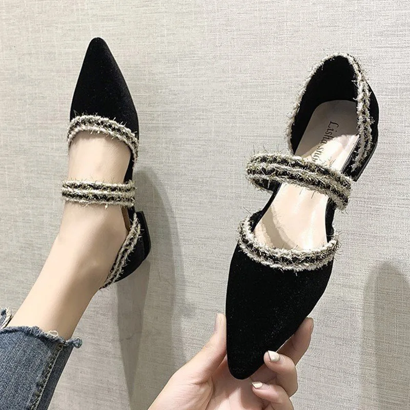 Woman Flats Pointed Toe Mary Janes Shoes Striped Mixed Colors Sandals Flock Ballet Flats Ladies Casual Shoes Zapatos Mujer
Woman Flats Pointed Toe Mary Janes Shoes Striped Mixed Colors Sandals Flock Ballet Flats Ladies Casual Shoes Zapatos Mujer