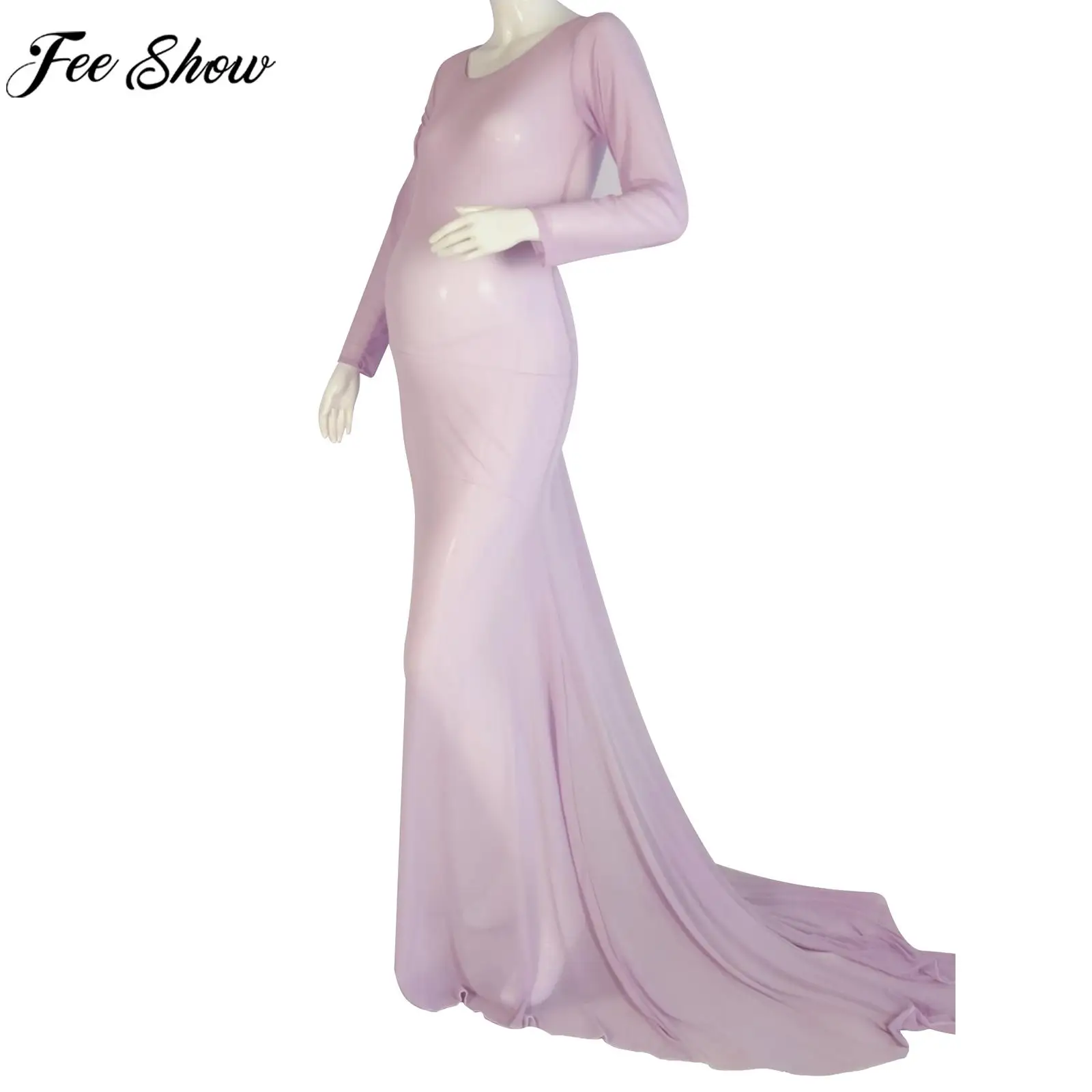 Pregnant Women Maternity Elegant Photography Dress See-through Floor-length Tulle Party Dress Baby Shower Photoshoot Clothes
Pregnant Women Maternity Elegant Photography Dress See-through Floor-length Tulle Party Dress Baby Shower Photoshoot Clothes