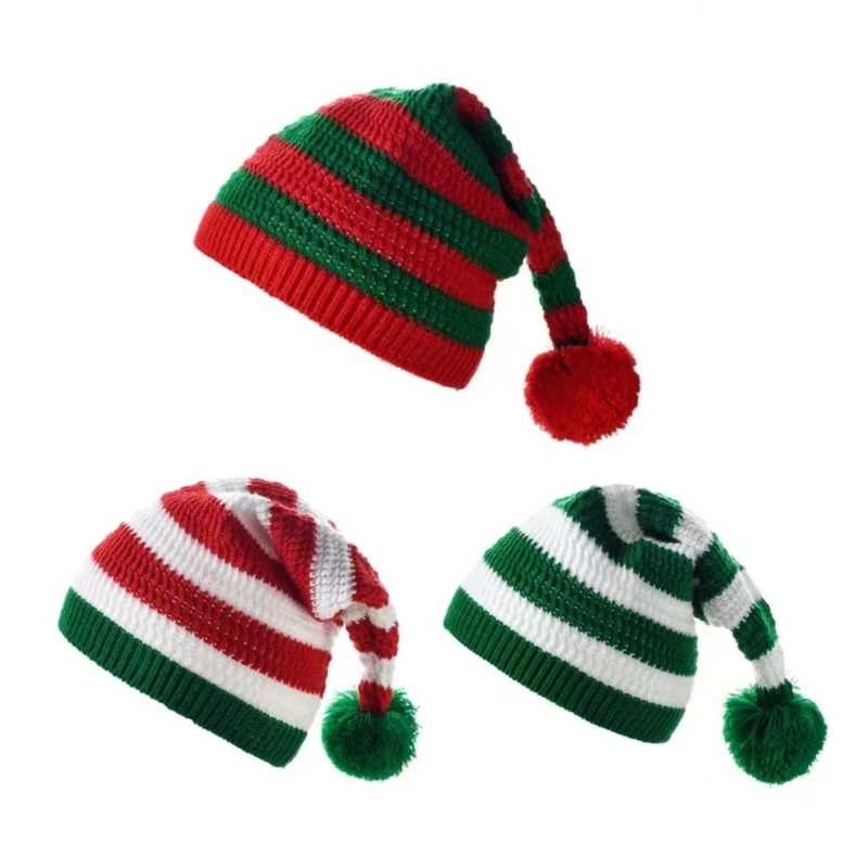 Adult Knitted Santa Hat Comfortable Hat with Pompom Decor Santa for Parent Child
Adult Knitted Santa Hat Comfortable Hat with Pompom Decor Santa for Parent Child