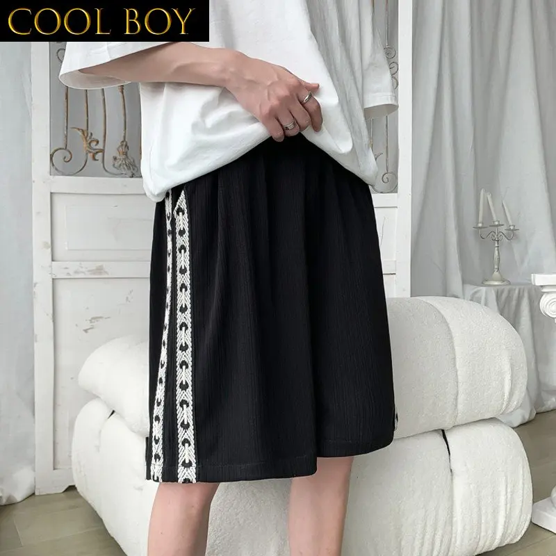 J GIRLS Man Summer Shorts Ice Silk Stretch Casual Short Homme Shoelace Striped Oversize Basketball Shorts Boys Fifth Pants White
J GIRLS Man Summer Shorts Ice Silk Stretch Casual Short Homme Shoelace Striped Oversize Basketball Shorts Boys Fifth Pants White