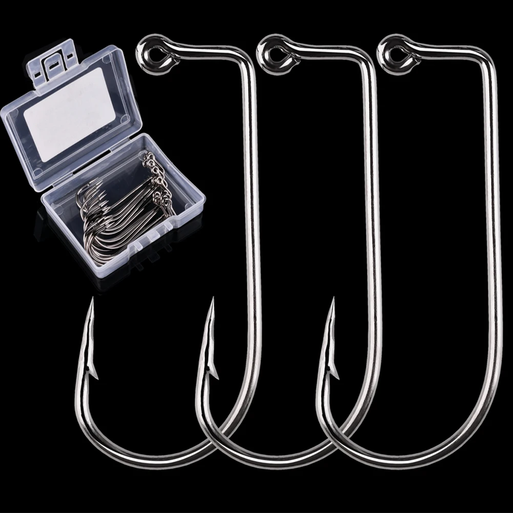 20Pcs Fishing Hooks High Carbon Steel Fishhook 90 Degree Jig Fly Tying Strong Wire Fishing Hooks Set For Outdoor Sea Fish Tackle
20Pcs Fishing Hooks High Carbon Steel Fishhook 90 Degree Jig Fly Tying Strong Wire Fishing Hooks Set For Outdoor Sea Fish Tackle