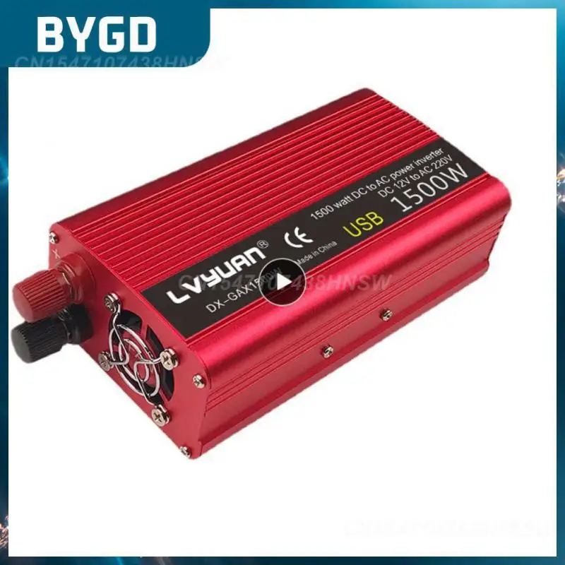 Car Power Converter Durable Intelligent Silent Fan Car Modified Sine Wave Inverter Intelligent Pure Sine Wave Power Inverter
Car Power Converter Durable Intelligent Silent Fan Car Modified Sine Wave Inverter Intelligent Pure Sine Wave Power Inverter