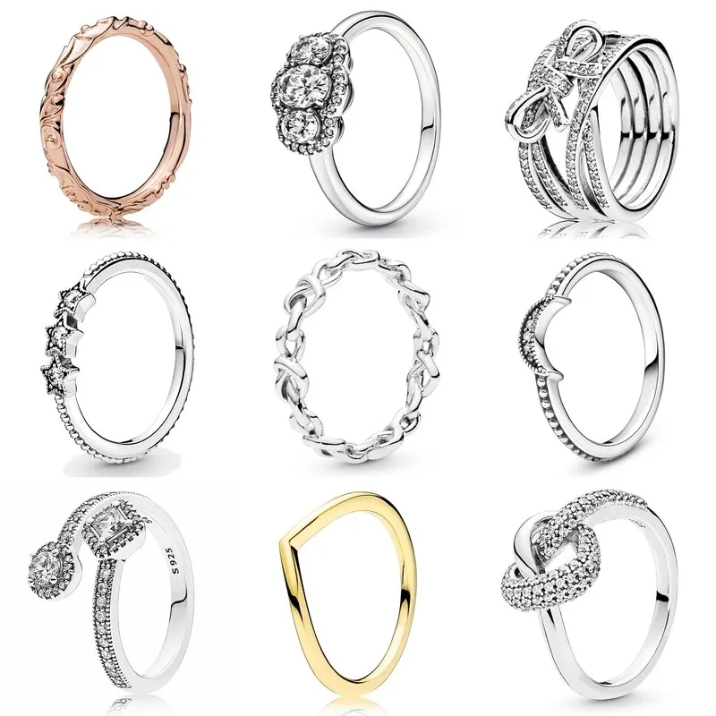 Authentic 925 Sterling Silver Sparkling Three Stone Vintage With Crystal Ring For Women Wedding Party Gift Fashion Jewelry
Authentic 925 Sterling Silver Sparkling Three Stone Vintage With Crystal Ring For Women Wedding Party Gift Fashion Jewelry