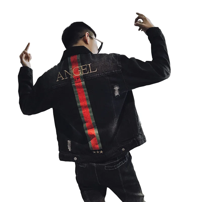 New 2022 Teenagers Embroidery Denim Jacket Men's Korean Style Trendy Handsome Gown Autumn Clothing Social Spirit Guy Jacket
New 2022 Teenagers Embroidery Denim Jacket Men's Korean Style Trendy Handsome Gown Autumn Clothing Social Spirit Guy Jacket