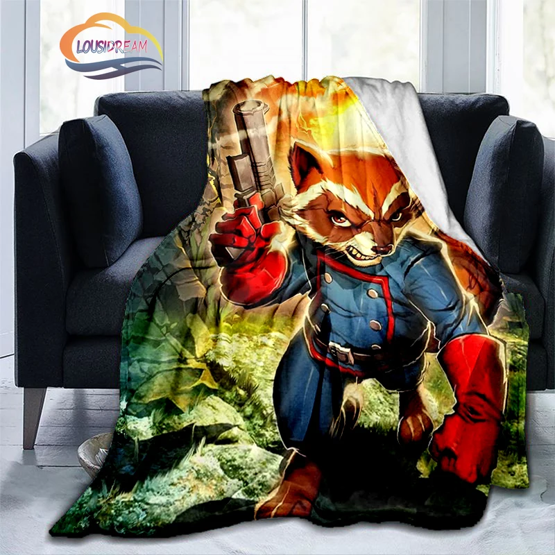 Fashion Cartoon Guardians Rocket Raccoon Blanket 3D Print animation Raccoon Flannel Blanket Portable warmth sofa Blanket
Fashion Cartoon Guardians Rocket Raccoon Blanket 3D Print animation Raccoon Flannel Blanket Portable warmth sofa Blanket