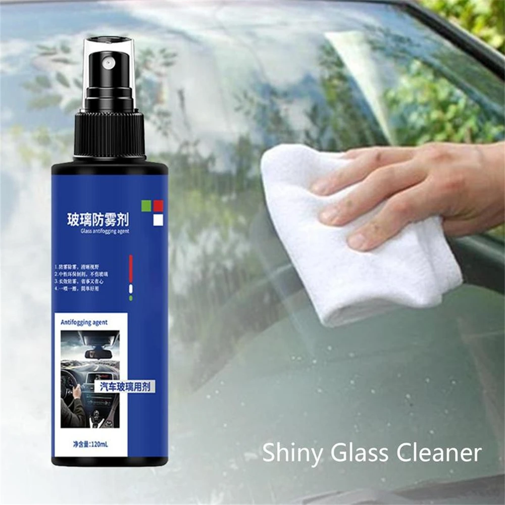 

120ml Practical Anti Mist Agent Powerful Decontamination Rainproof Agent Durable Automobile Windshield Spray Car Supplies Liquid