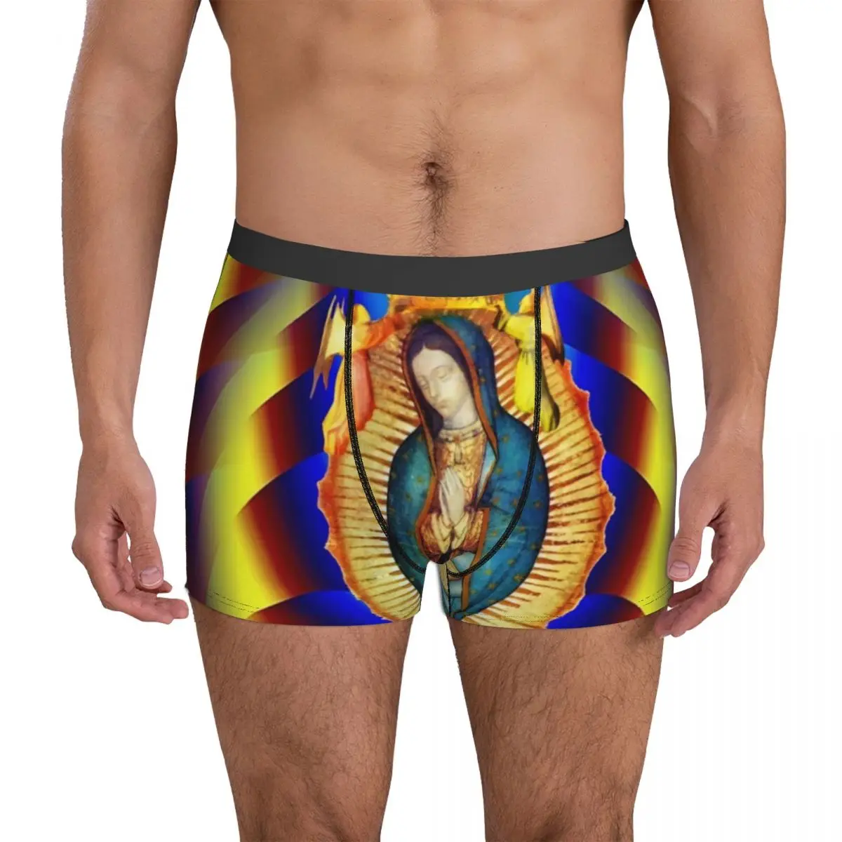 Virgin Mary Underwear Our Lady of Guadalupe Men Boxer Brief Soft Boxershorts Trenky Printing Large Size Underpants
Virgin Mary Underwear Our Lady of Guadalupe Men Boxer Brief Soft Boxershorts Trenky Printing Large Size Underpants