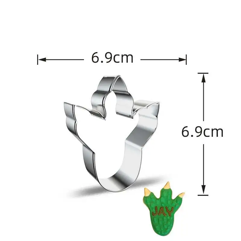 Cookie Cutter Mould Stainless Steel Biscuit Cutter Molds Fondant Cake Decoration Baking Tools Cute Cartoon Dinosaur footprint
Cookie Cutter Mould Stainless Steel Biscuit Cutter Molds Fondant Cake Decoration Baking Tools Cute Cartoon Dinosaur footprint