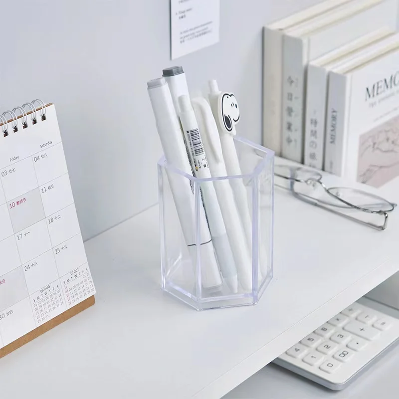 Kawaii Organizer Acrylic hexagon Pen Holder Office Large-capacity Creative Desktop Container Desk Organizer Storage Box
Kawaii Organizer Acrylic hexagon Pen Holder Office Large-capacity Creative Desktop Container Desk Organizer Storage Box