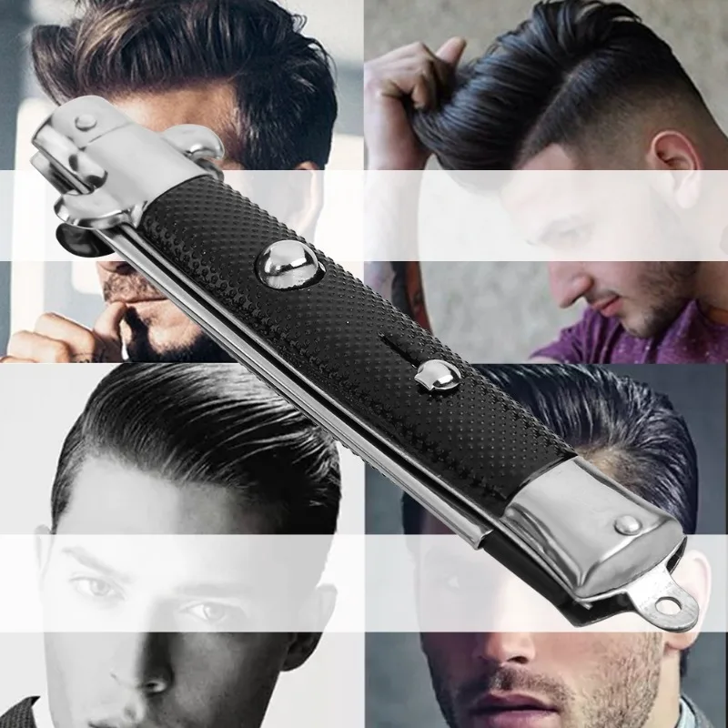 Portable Stainlesss Steel Automatic Switchblade Fold Spring Pocket Hair Comb Foldable Hairstyling Brush Hair Tools Hair Brush
Portable Stainlesss Steel Automatic Switchblade Fold Spring Pocket Hair Comb Foldable Hairstyling Brush Hair Tools Hair Brush